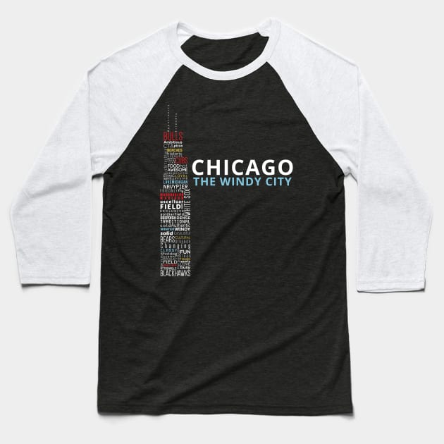 The Windy City Baseball T-Shirt by AddictingDesigns